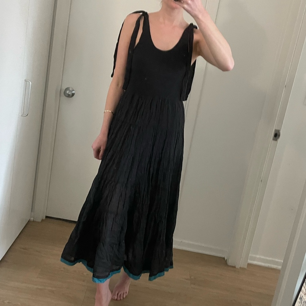 Free People layered black dress